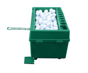 2025 SHURAN Máquina dispensadora automática portátil de pelotas de golf Caja verde OEM personalizada Fabricante de plástico sin potencia - Product Image 3