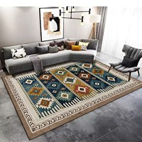 Tapis moderne écologique sur mesure, MOQ 1 pièce, tapis de luxe pour la maison, tapis en velours cristal imprimé, tapis de salon