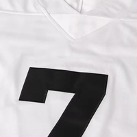Maillot de football américain 7 contre 7 pour jeunes, taille 7XL, unisexe, vêtements d'équipe, uniforme de football américain réversible pour jeunes