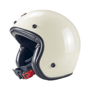 Casque demi-face vintage 3/4 pour hommes et femmes, coque ABS résistante aux perforations, haute sécurité pour les excursions en moto, nouveauté - Product Image 2