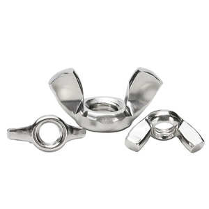Stainless Steel Wing Nut M3 M4 M5 M6 M8 M10 M12 GB62 Metric Thumb Drive Construction Industry - Product Image 1