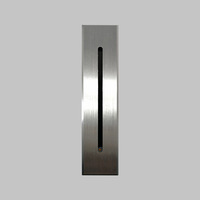 Eclairage de marches à LED, boîtier en aluminium à faisceau étroit blanc et noir, usage intérieur, éclairage d'escalier