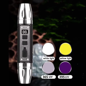 ไฟฉายตรวจสอบอัญมณี 4 in 1 สีขาวเหลือง 365nm 395nm UV 4 แสง ชาร์จไฟได้ผ่าน USB-C สำหรับตรวจสอบหยกและอัญมณี - Product Image 4