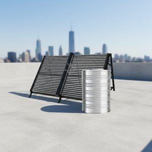 Colector Solar de Tubos Evacuados Térmicos Verdes Sinospring para Fábricas y Campus, Colector Solar de Tubos para Cumplimiento de Normativa de Energía Renovable JR-1 - Product Image 4