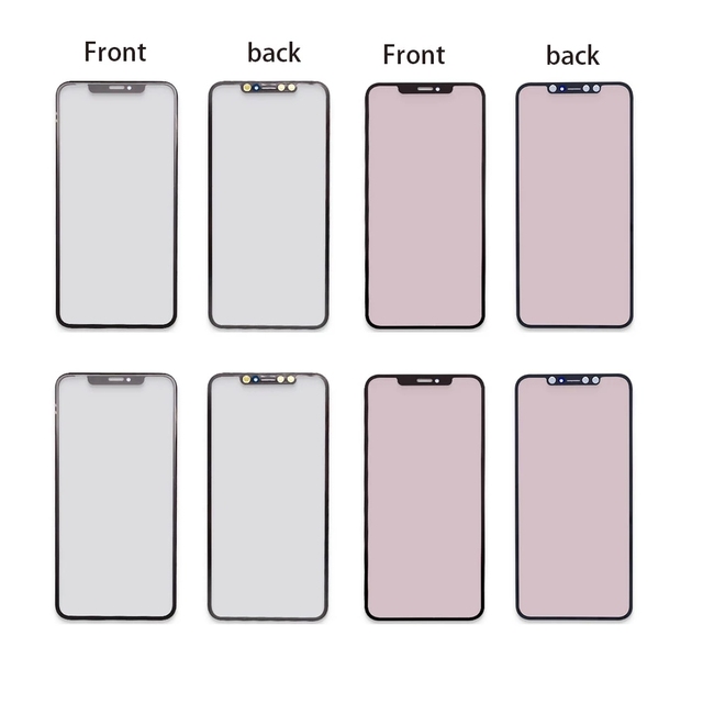 High Quality Phone Original Mobile Oca Outer Glass for Iphone Front Glass With Frame