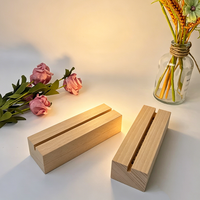 Lámpara de Mesa LED Inalámbrica con Base de Madera Sólida Resistente, Control Remoto, Funciona con Pilas AAA, Certificación CE, Acabado Pulido