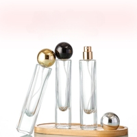 Flacons de parfum en verre rechargeables personnalisés de 5 ml et 10 ml pour le voyage, avec impression sérigraphiée, vaporisateurs portables anti-fuite, diffuseur à bâtonnets
