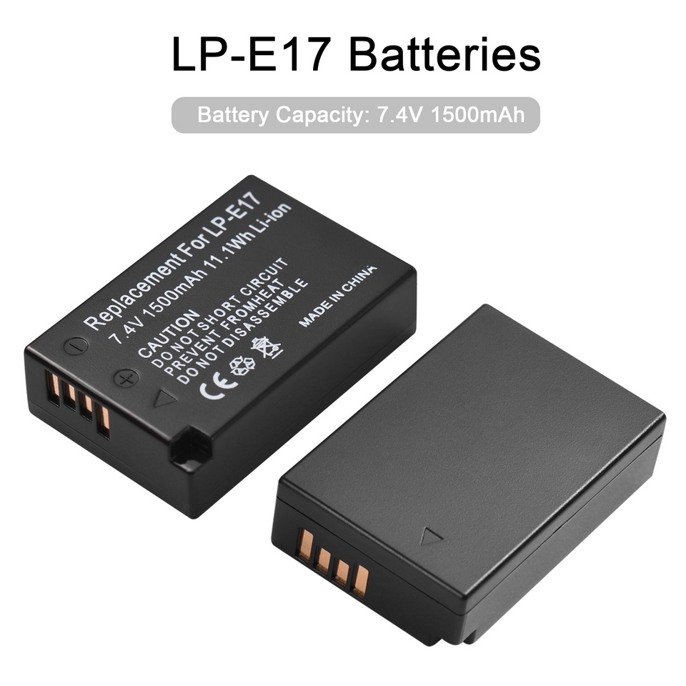 canon battery lp e17 and charger