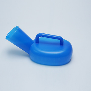 Urinoir en plastique ovale sur pied avec couvercle hermétique pour hommes, personnes âgées, enfants, utilisation en voiture - Product Image 3