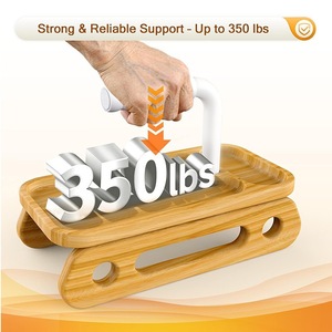 Plateau de main courante en bois avec poignée pour personnes âgées, aide à la mobilité portable, dispositif d'assistance pour canapé mobile - Product Image 2