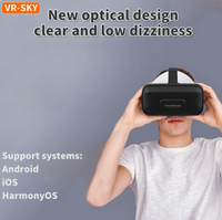 Casque de réalité virtuelle (VR) Shinecon G04EA version améliorée pour le Metaverse, lunettes 3D, vente en gros sélectionnée