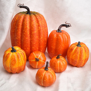Calabaza Artificial Realista de Espuma Blanca con Logotipo Personalizado, Decoración de Alta Calidad para Halloween, Acción de Gracias, Navidad y Pascua - Product Image 2