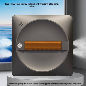 Factory Direct Smart Water Spray Window Cleaning Robot High Suction Wet and <b>Dry</b> Automatic Glass Cleaner with Remote Control - Product Image 1