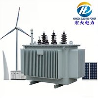 Transformador de Potencia Trifásico Sumergido en Aceite, 50/60Hz, Salida de 33KV, Capacidad de 100-630KVA, Estructura de Bobina Toroidal de Aluminio