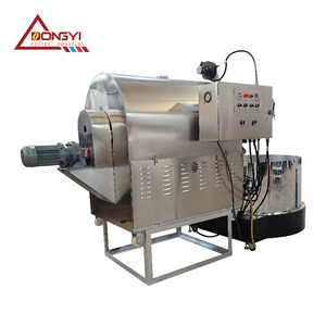 Ticari elektrikli paslanmaz çelik otomatik sıcaklık kontrol fındık ve tohumlar fıstık gaz kavurma makinesi için satış - Product Image 2