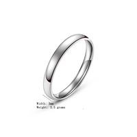 Bague Simple et Moderne en Acier Inoxydable, Bijoux de Mode, Cercle Simple pour Tous les Jours, Montre à Main Décontractée, All-Match, Style Bague de Couple