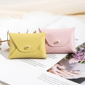 Pouch Jewelry Storage Bag 7x5cm <b>Envelope</b> Shape Leather Ring Packaging <b>Gift</b> <b>Box</b> - Product Image 2