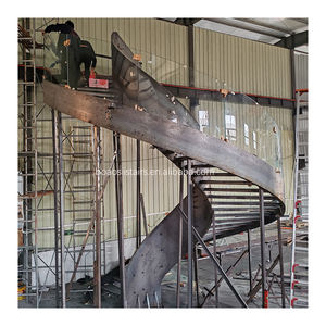 Luxus moderne Kunst Stil gebogene Treppen kunden spezifisches Design für Wohnung von China Hersteller - Product Image 6