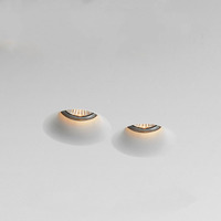 Plafonnier encastré LED en plâtre pour salon, décoration d'hôtel, lampe de plafond sans bordure, prix des spots