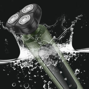 4-in-1 flexible wasserdichte wiederaufladbare elektrische rotations-rasiermaschine bart-trimmer messingfolie elektrische rasiermaschine für männer - Product Image 6