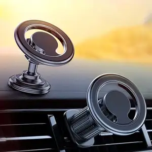 Высококачественный Регулируемый магнитный автомобильный держатель для вентиляционного отверстия на 360 градусов, подходит для автомобильного крепления magsafe для всех телефонов