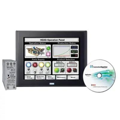 IDEC Corporation Starter Kit SMARTTOUCH-3G-8 OI Touch 8.4in TFT LCD Vid In/Audio Out Perangkat Lunak/PS/Kabel HG3G Tersedia