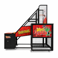 Jeu de basket-ball d'arcade à monnayeur avec tableau de scores LED, machine de tir commerciale pour parcs d'attractions et centres de divertissement familial