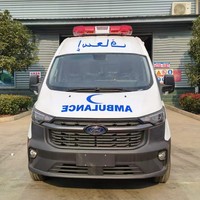 Nuevo transporte médico de ambulancia directo de fábrica con monitoreo manual Capacidad de larga distancia alimentada por gasolina