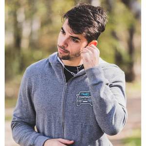 Patch brodé DigitEMB pour voiture avec USB, thermocollant ou à coudre, pour sacs à dos, vestes, jeans, chapeaux – Motif vue avant de voiture durable - Product Image 2