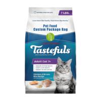 Sacs d'emballage pour aliments pour animaux de compagnie avec fermeture éclair personnalisée, fond plat, résistants à l'humidité