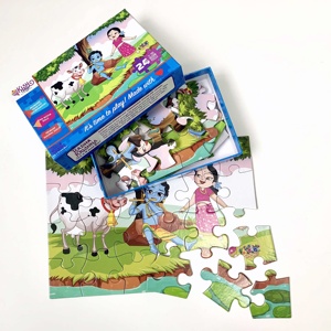 Thiết Kế Mới Cao Cấp <span class=keywords><strong>Mini</strong></span> Ghép Hình Giấy Câu Đố Tốt Nhất <span class=keywords><strong>Mini</strong></span> Trò Chơi Câu Đố 50Pcs 100Pcs 500Pcs Cho Toddles - Product Image 2