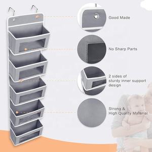 Organisateur mural de porte de haute qualité d'usine OEM avec 5 poches transparentes - Product Image 6
