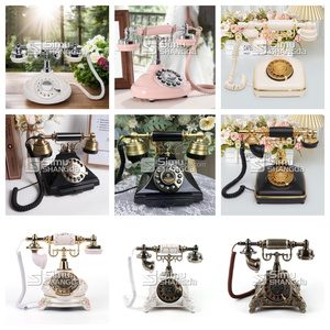 Téléphone Livre d'Or Audio Rétro Coloré pour <span class=keywords><strong>Mariage</strong></span> : Décoration de Photobooth, Enregistrement de Messages et Prise de Photos pour les Invités - Product Image 5