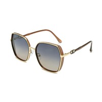 Lunettes de soleil Everglint Optical Manufacturers avec monture en plastique et verres en PC multicolores, lunettes de luxe pour femmes, mode et plein air