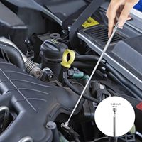 Kit de 5 outils de ramassage télescopiques magnétiques avec miroir d'inspection LED et lampe torche, extracteur magnétique extensible pour réparation automobile