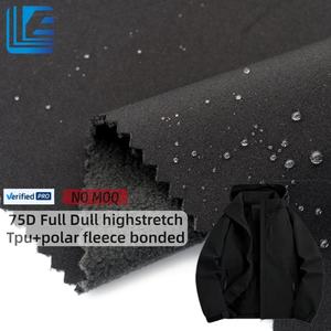 폴라 플리스 소프트 쉘 원단 재활용 스트레치 폰지 소프트쉘 원단 방수 아웃도어 재킷 원단 - Product Image 1