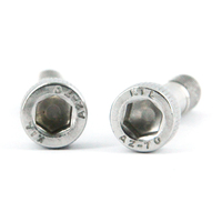Vis à tête hexagonale en acier inoxydable avec queue réduite, vis de fixation pour panneau, vis à tête hexagonale GUTB4-3-8, boulons de couverture