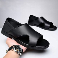 Chaussures de plage respirantes pour hommes, été, antidérapantes, semelle souple en PVC, résistantes à l'usure, surface souple, vente de liquidation