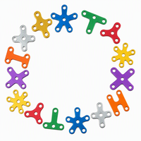 Plaque de connexion personnalisée en tôle estampée, motif étoile croisée, araignée, multi-bras, quincaillerie de jonction, anodisée colorée, service de fabrication OEM