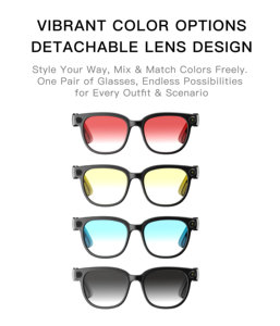 Lunettes Intelligentes ERON AG66 OEM ODM avec Traduction IA, Caméra 13MP, Reconnaissance en Temps Réel, Appel Vocal BT et <span class=keywords><strong>Application</strong></span> Personnalisée - Product Image 6