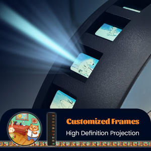 Proyector de <span class=keywords><strong>linterna</strong></span> de historia para dormir de bebé personalizado, máquina de historia multifuncional, lámpara de proyector, antorcha de libro de cuentos para niños - Product Image 6