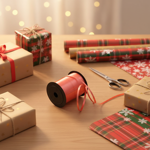 Nastro Decorativo Largo all'Ingrosso per Confezioni Regalo, Nastro Lucido e Liscio per Feste e Decorazioni Floreali - Product Image 3
