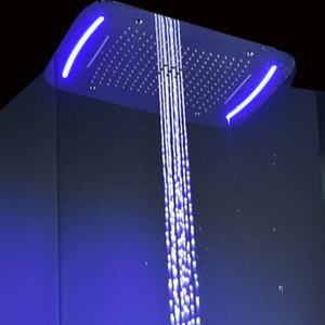 Haute Qualité LED Multifonction 304 Tête de <span class=keywords><strong>Douche</strong></span> En Acier inoxydable Monté Par Plafond de Surface Polie <span class=keywords><strong>Douche</strong></span> De Tête Carrée - Product Image 4