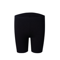 Short de danse moulant trois pièces pour femme, noir, style boxer, short de ballet une pièce, en nylon/cachemire