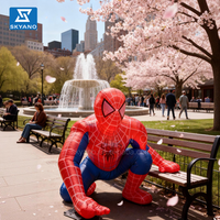 Décorations de fête d'anniversaire pour enfants, accessoires, publicité, modèle de personnage gonflable de super-héros, Spiderman