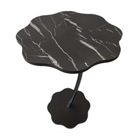 Table d'appoint pour canapé Forme de pétale Salon Maison Table de chevet Rangement Chambre Petite table d'appoint