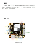 Carte de base de EC800M-CN JINYUSHI Quectel avec batterie 4G LTE tout réseau CAT1 Module DTU réseau prise en charge puce GPS GNSS ASR