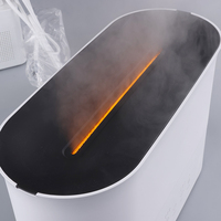 Diffuseur électrique 2 en 1 à brume fraîche, humidificateur d'air portatif pour la maison et la chambre à coucher