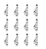 12 figurines de blocs de construction, poupées assemblées, personnages mandaloriens, soldats clones, marionnettes robots, briques de construction jouets