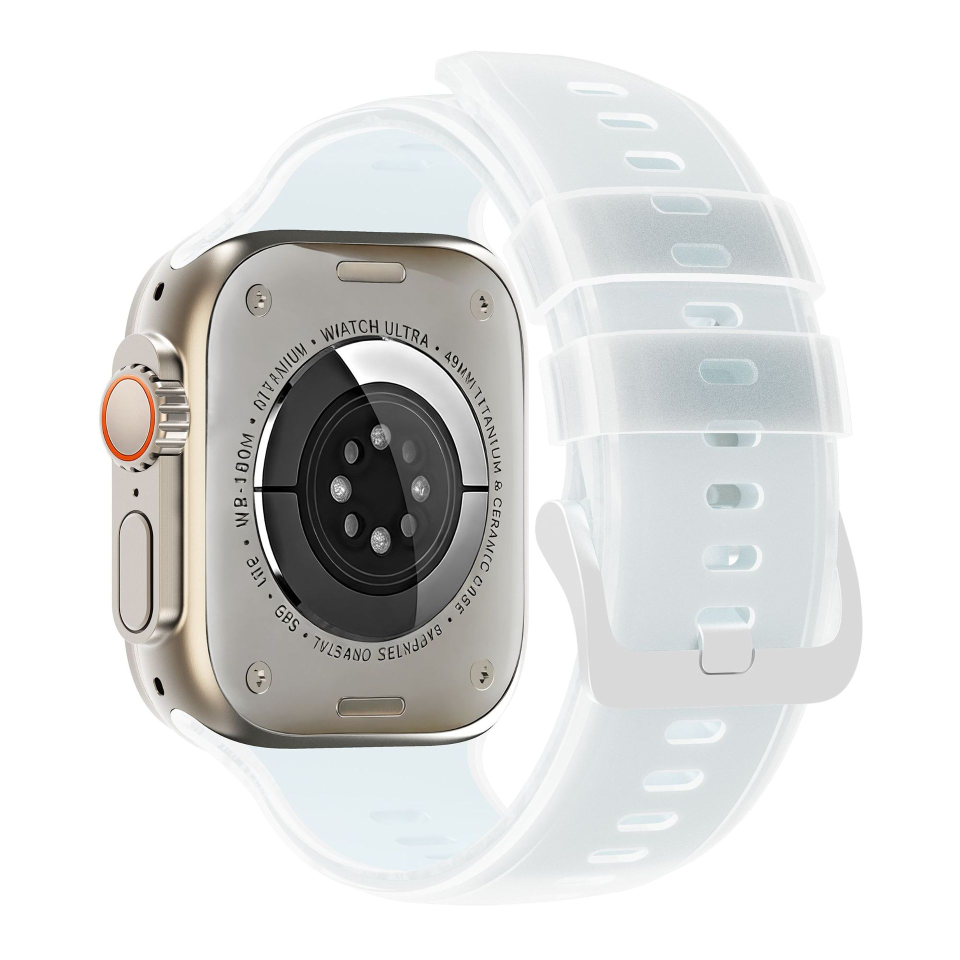 Bleu clair transparent